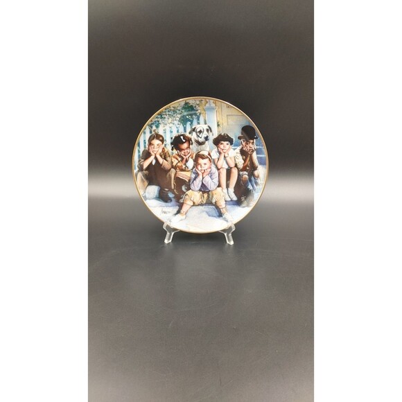 The Little Rascals Franklin Mint Collector Plate Limited Edition Porcelain 8" - Picture 2 of 11